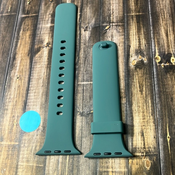 5for$10 Large 42mm/44mm Adjustable Apple watch bands - NWT - Dusty Dark Green - Picture 4 of 4